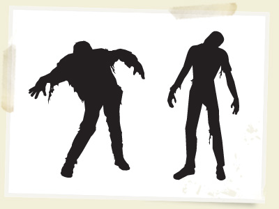 Watch out for these free vector Zombies because they will eat your brains