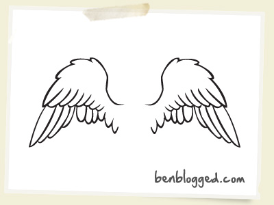 Not sure why but I really like making free vector wings more free vectors 